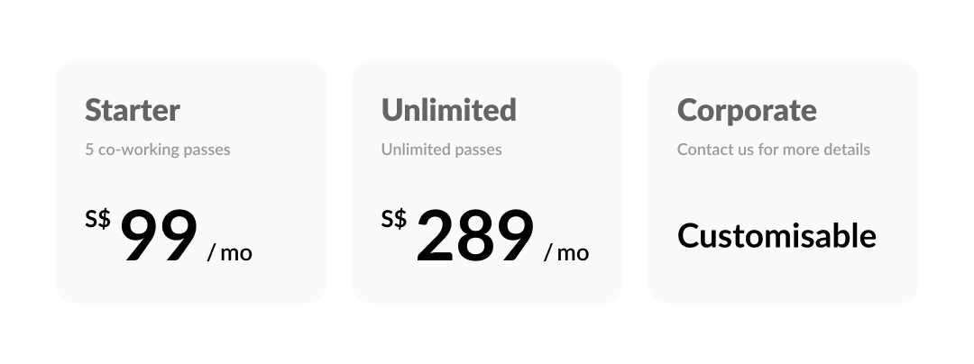 Flyspaces Passport Pricing